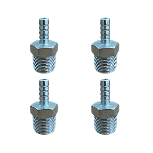 Kit 2 Und Espigão Adaptador Fixo Macho 3/4" x 3/8"