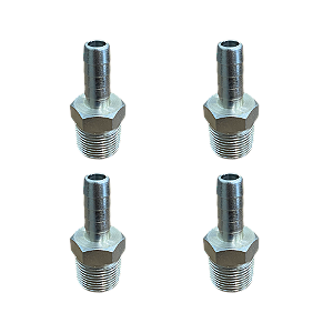 Kit 2 Und Espigão Adaptador Fixo Macho 3/4" x 1/2"