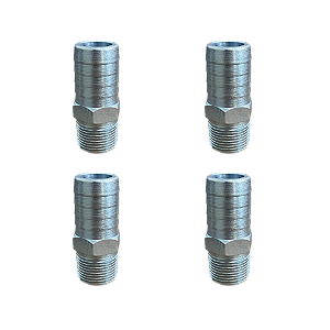 Kit 2 Und Espigão Adaptador Fixo Macho 3/4" x 1"