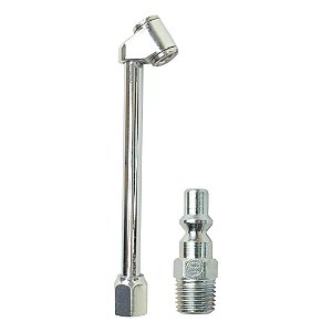 Bico De Ar Encher Pneu P/ Mangueira E Compressor Pino Engate