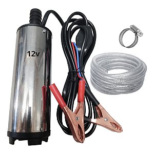 Bomba Diesel Abastecer Trator Colheitadeira 12v + Mangueira