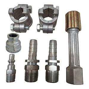 Kit Bico Esguicho Regulável Lava Auto Jato 1/2 Saída 3,2mm