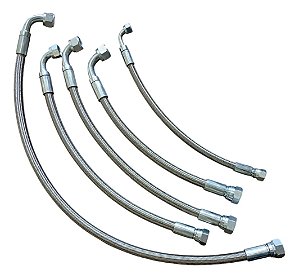 Mangueira Aeroquip Inox Prensada Óleo Turbina 6an 8an 10an