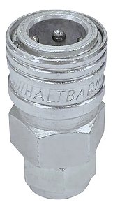 Engate Rápido 3/8'' Rosca Fêmea 1/4'' Bsp Hidraflux