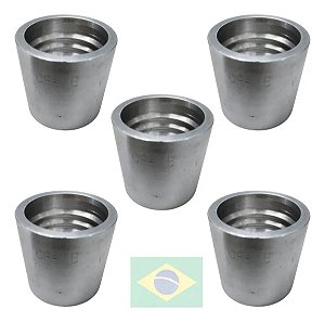 Kit 5 Capa Prensar Mangueira 1 Pol Nacional C/ Descasque -