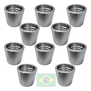 Kit 10 Capa Prensar Mangueira 1 Pol Nacional C/ Descasque -