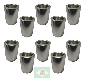 Kit 10 Capa Prensar Mangueira 1/2 Nacional C/ Descasque -