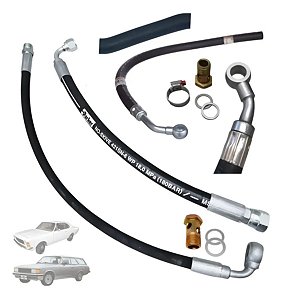Kit Mangueira Direção Hidráulica Opala Caravan Completa