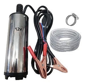 Bomba Prática P/ Diesel Trator Colheitadeira 12v + Mangueira