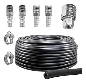 Kit Mangueira De Ar 5/16 Compressor Schulz Chiaperini 10 Mts