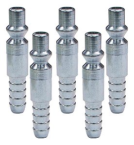 Kit 5 Pinos Conector 1/4  Escama 5/16  Para Engate Rápido