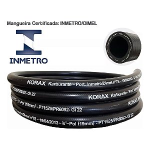 Mangueira Abastecimento De Combustível Korax 3/4 - 5 Metros