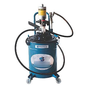 Propulsora Engraxadeira Pneumática Para Graxa C/ Tambor 20kg