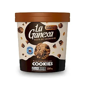 La Ganexa Pasta de Amendoim com Cookies - 1,005 kg