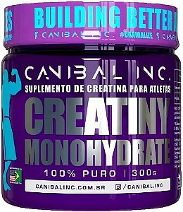 Creatina Monohidratada Canibal 300g Alta Pureza Performance Muscular