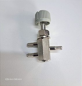Válvula Desviadora De Fluxo 3 Vias Com Knob