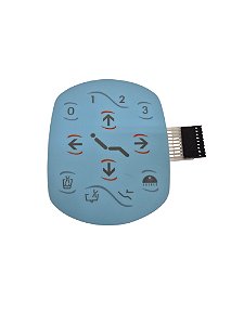 Teclado Membrana Techno Unidade Assist 200 Dabi