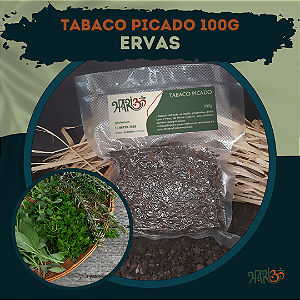 Tabaco Mói com Ervas Orgânico Picado para Cachimbo - 100g