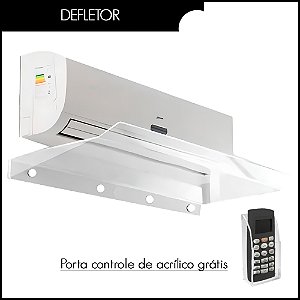 Defletor para ar condicionado 30 Mil  BTU L 120cm x 32cm