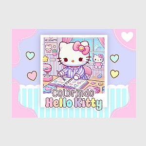 Livro de Colorir Hello Kitty