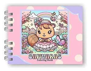 Livro de Colorir Capivara