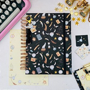 Caderno Wire-O Reposicionável Harry Potter - Folhas Decoradas - A5