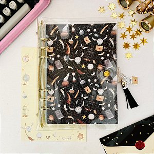 Fichário Harry Potter Glitter - Folhas Decoradas