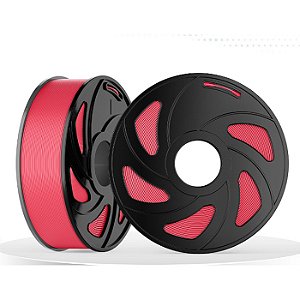 Filamento 3D Closin PLA Fluo Red Vermelho Fluorescente 1Kg - A12375