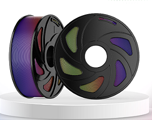 Filamento 3D Closin PLA Rainbow Arco-Íris 1Kg