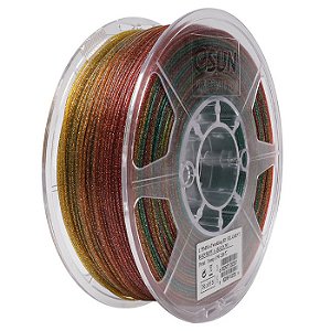 Filamento 3D PLA eTwinkling Rainbow A Glitter 1Kg Esun
