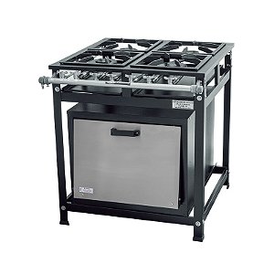Fogão 4 bocas C/ Forno P5 Economy - Cristal Aço