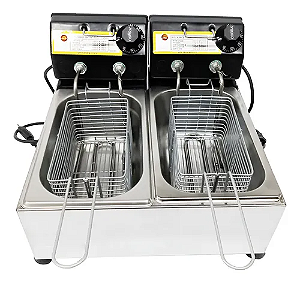 Fritadeira Elétrica 2 Cubas 10L