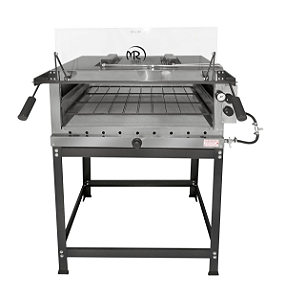 FORNO DE PIZZA 80X60CM C/ 2 INFRA V.