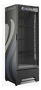 CERVEJEIRA VEGA PORTA DE VIDRO PERFIL PVC 500L - PRETO - 220V