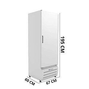 FREEZER VERTICAL ISIS FV500B2 PORTA SOLIDA 500L - BRANCO - 220V