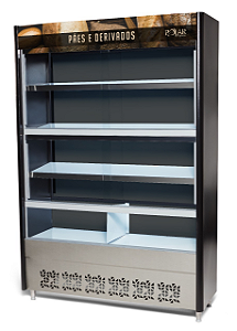 VITRINE AUTO SERVIÇO PADARIA 1,40M