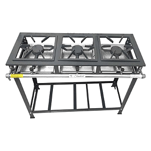 FOGÃO IND 3 BOCAS ALTA PRESSÃO