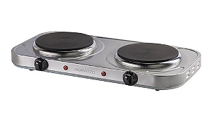 FOGÃO ELÉTRICO DE MESA  DOIS PRATO 2000W 220V