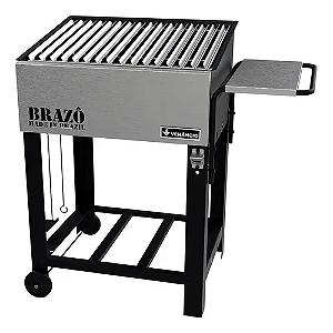 CHURRASQUEIRA PORTÁTIL PARRILLA BRAZÔ CARVÃO/LENHA