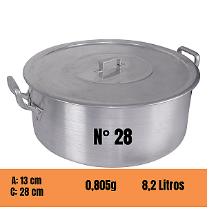 CAÇAROLA 28 8,2 L STAND C TAMPA