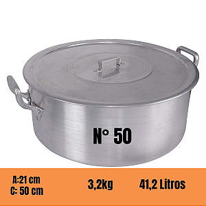 CAÇAROLA 50 40 L STANDARD C TAMPA