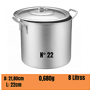 CALDEIRÃO 22 STANDAR 8 LTS