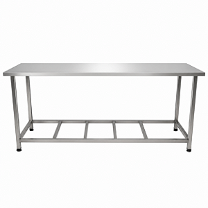 MESA DE SERVIÇOS 190 X 70 CM - INOX (W.A.)