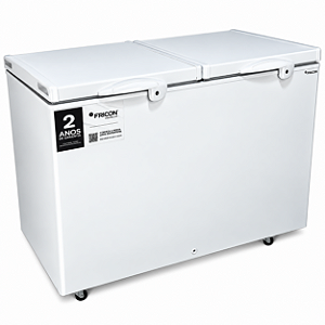 Freezer Horizontal Fricon 411 Litros 220V Porta de Chapa