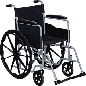 Cadeira de Rodas Pro8000 - 46cm em Aço Carbono