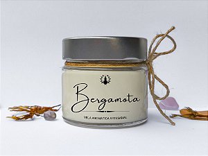 Vela Aromática | Classic | Bergamota | Pavio de Algodão | Cera de Coco | Vegetal