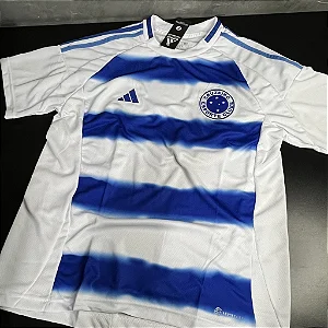 Camisa Cruzeiro Branca e Azul 2025