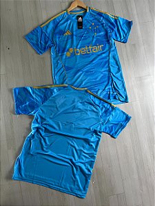 Camisa Cruzeiro Azul com Dourada 2025