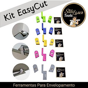 Kit EasyCut - Guias De Corte De Adesivos Para Estilete