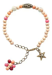 Pulseira Nossa Senhora De Guadalupe Mariana Madeira 4mm Colorida